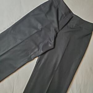 Akris Women's Size 10 Wide Leg 100% Wool Pants Black